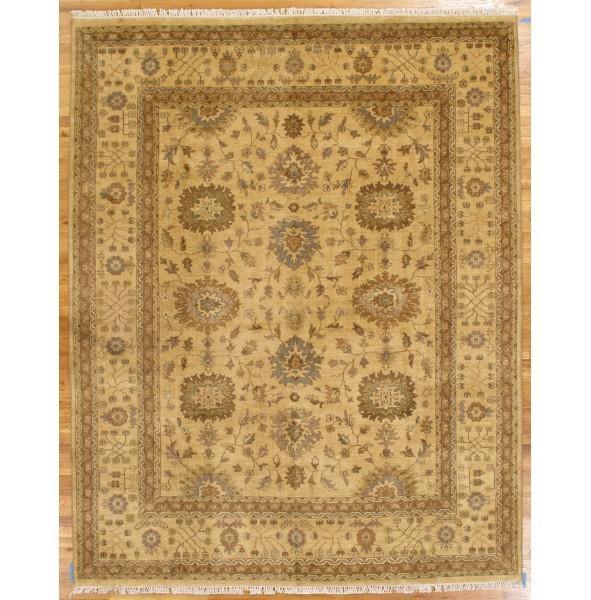 Fascinating 10x8 Authentic Hand-Knotted Vegetable Dyed Chobi Rug - India - bestrugplace