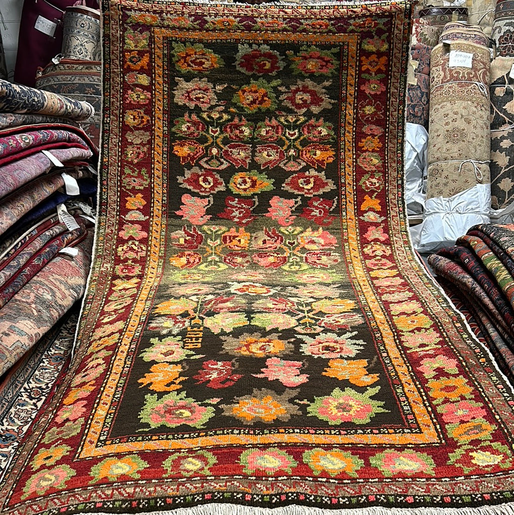 4.6 x 9.2 Black Antique Kazak Rug 3281