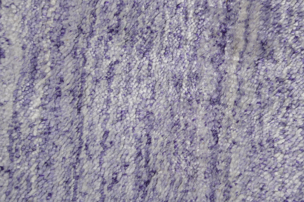 7.5 x 9.5 Lavendar Purple Modern area Wool Rug Handmade in India #F-5643