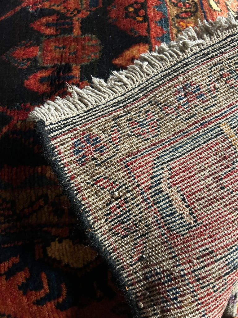 3.7 x 14.3 Traditional Persian Hamadan Area Runner Rug 81540