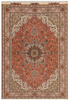Load image into Gallery viewer, 5 x 7 Authentic Fine Tabriz Wool and Silk 400 KPSI Geometric Area Rug PIX-16019
