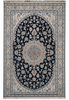 Load image into Gallery viewer, 5 x 8 Signed Authentic Persian Nain Wool and Silk Handmade Area Rug PIX-9486