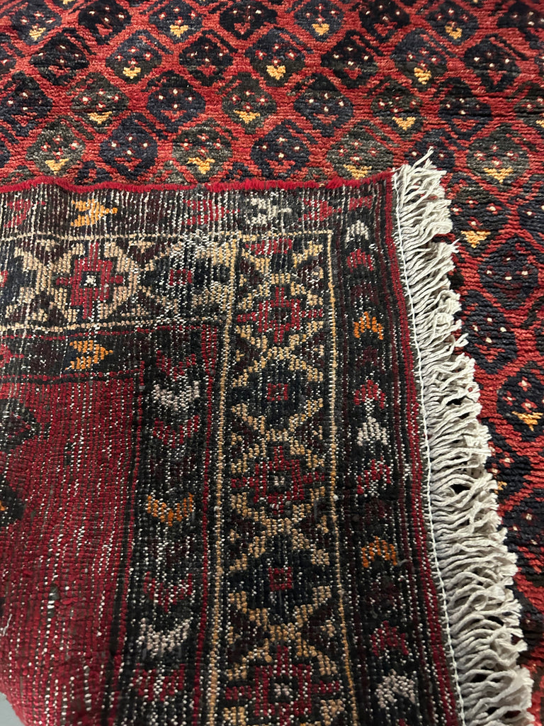 3.4 x 9.4 Beautiful Persian Hamadan Runner 9586