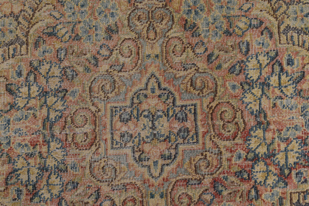 6.2 x 9.3 Vintage Kerman Area Rug EVENLY WORN M107
