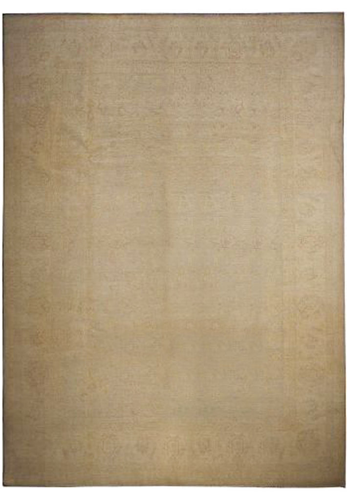 9.1 x 11.9 Neutral Warm Colors Ziglar Chobi Peshawar Rug #PIX-26984