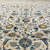 Load image into Gallery viewer, 9.3 x 13.4 Ivory Persian Kashan Rug 80704