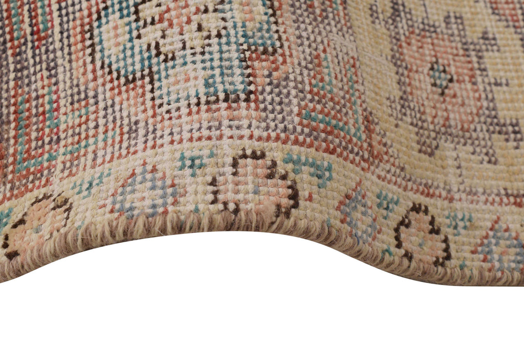 4.4 x 6.0 Low Pile Vintage Heriz Rug M121