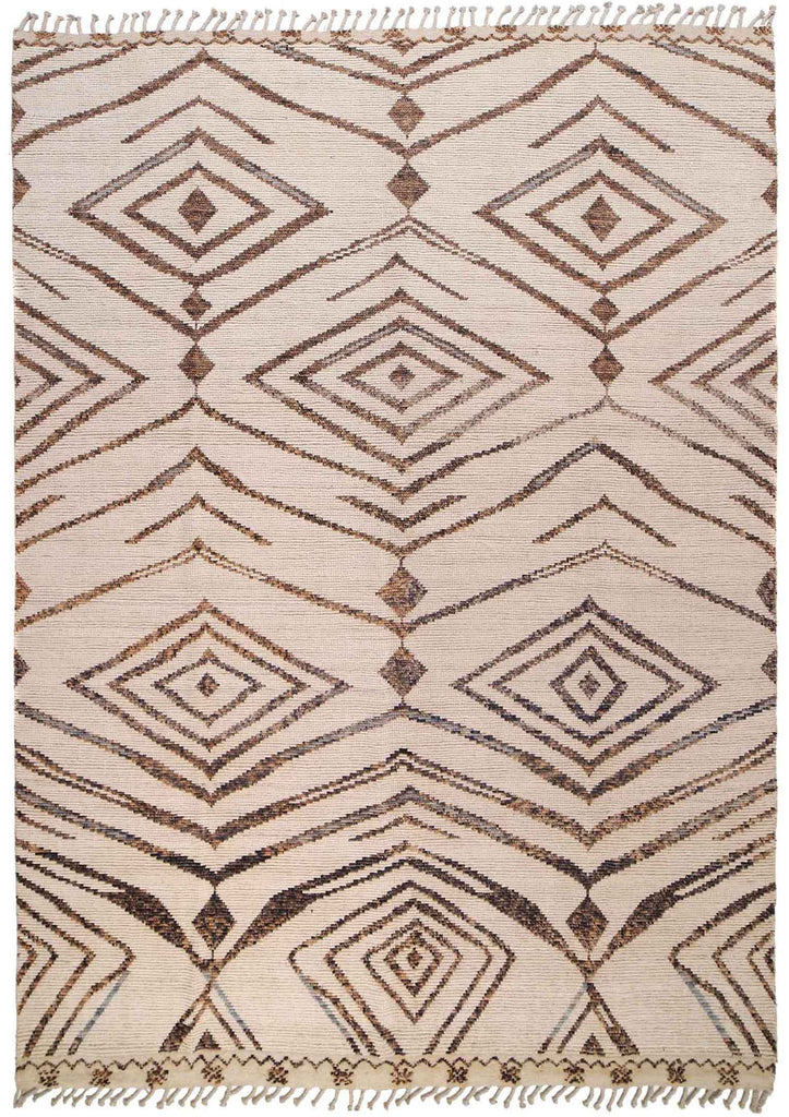 9.0 x 12.7 Handmade Contemporary Moroccan Wool Handmade Rug M12