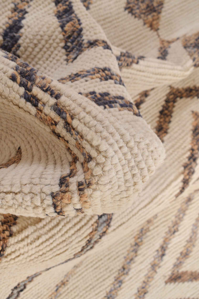 9.0 x 12.7 Handmade Contemporary Moroccan Wool Handmade Rug M12