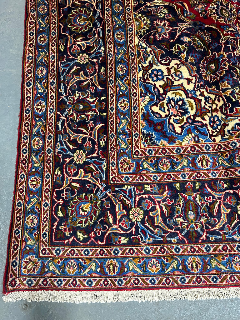 9.4 x 12.8 QUALITY Persian KASHAN PERFECT RUG 7006