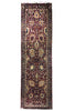 Load image into Gallery viewer, 4 x 13.9 Burgundy Red Mashad Runner Rug 15788