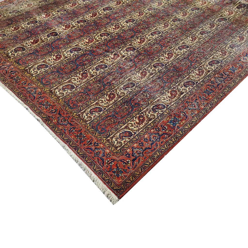 6.11 x 10.5 Maroon Antique High End Persian Rug 29223