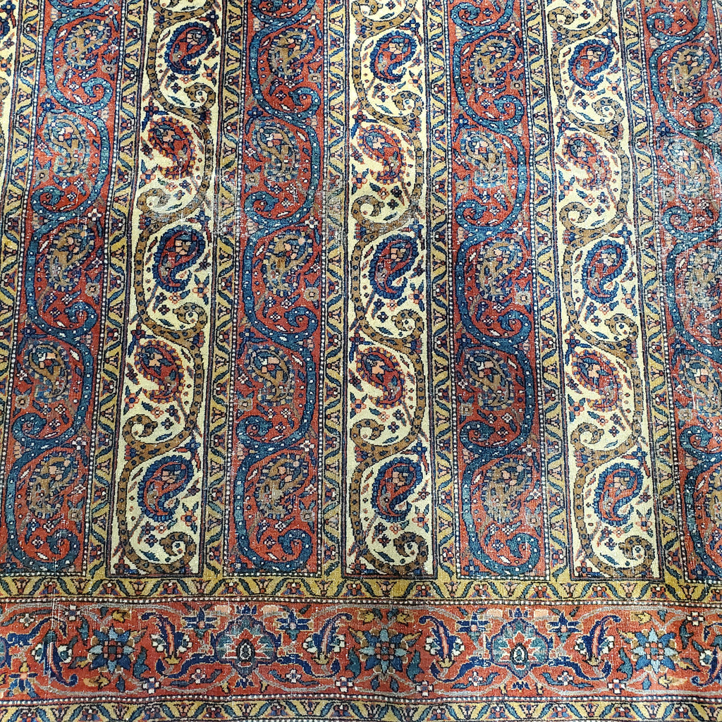 6.11 x 10.5 Maroon Antique High End Persian Rug 29223