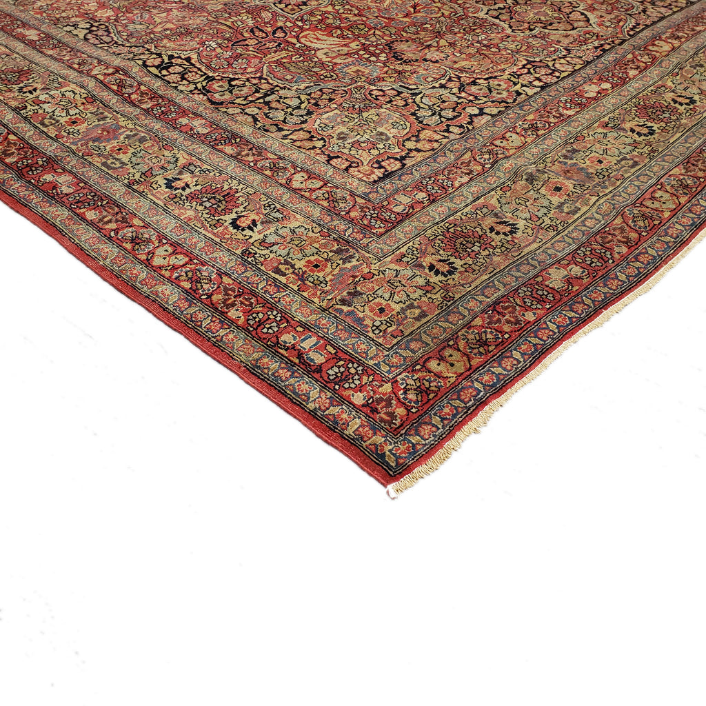 10 x 12.9 Antique Persian Sarouk Rug #PIX-26343