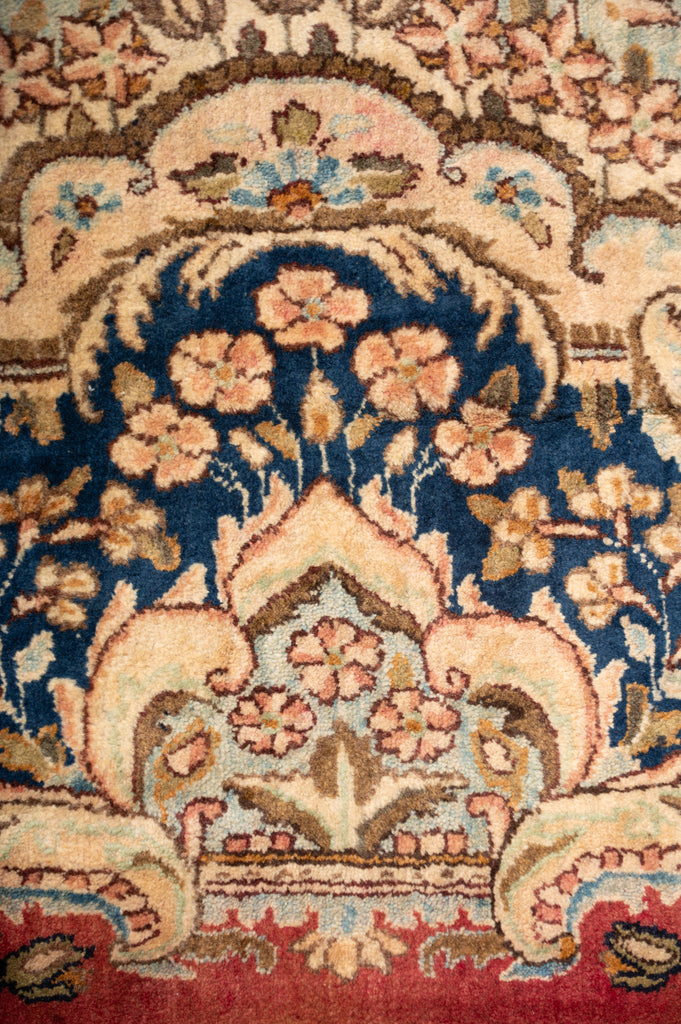 9.3 x 13.6 Semi-Antique Persian Kerman Estate Rug #F-4000