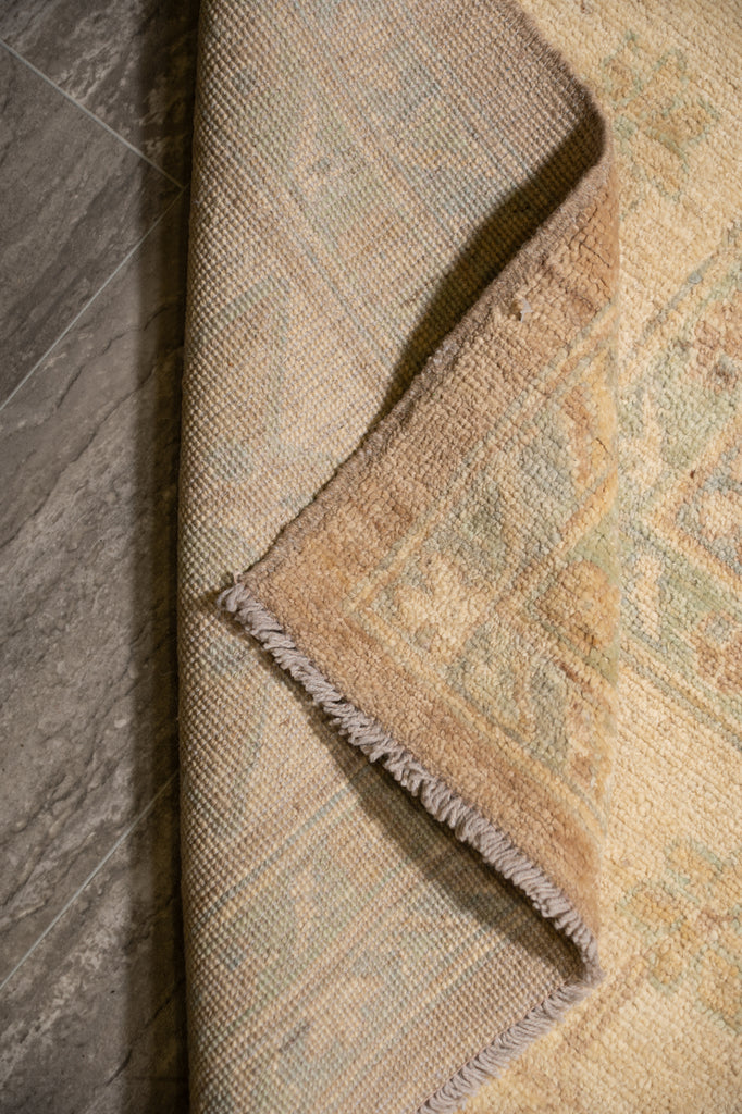 9.7x14.0 ft Genuine Handmade Chobi Peshawar Rug – Earth Tone & Neutral Pastel Colors | #PIX-26988