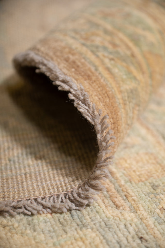 9.7x14.0 ft Genuine Handmade Chobi Peshawar Rug – Earth Tone & Neutral Pastel Colors | #PIX-26988