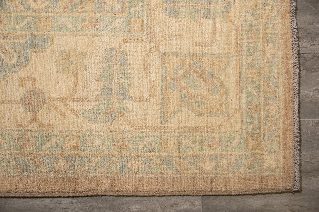 9.7x14.0 ft Genuine Handmade Chobi Peshawar Rug – Earth Tone & Neutral Pastel Colors | #PIX-26988