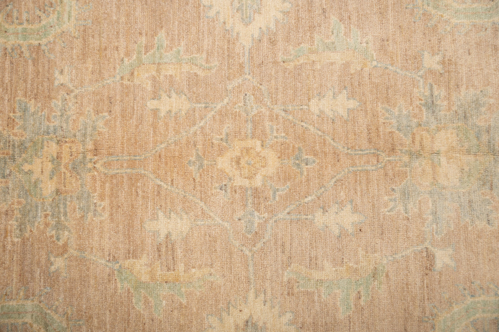 9.7x14.0 ft Genuine Handmade Chobi Peshawar Rug – Earth Tone & Neutral Pastel Colors | #PIX-26988
