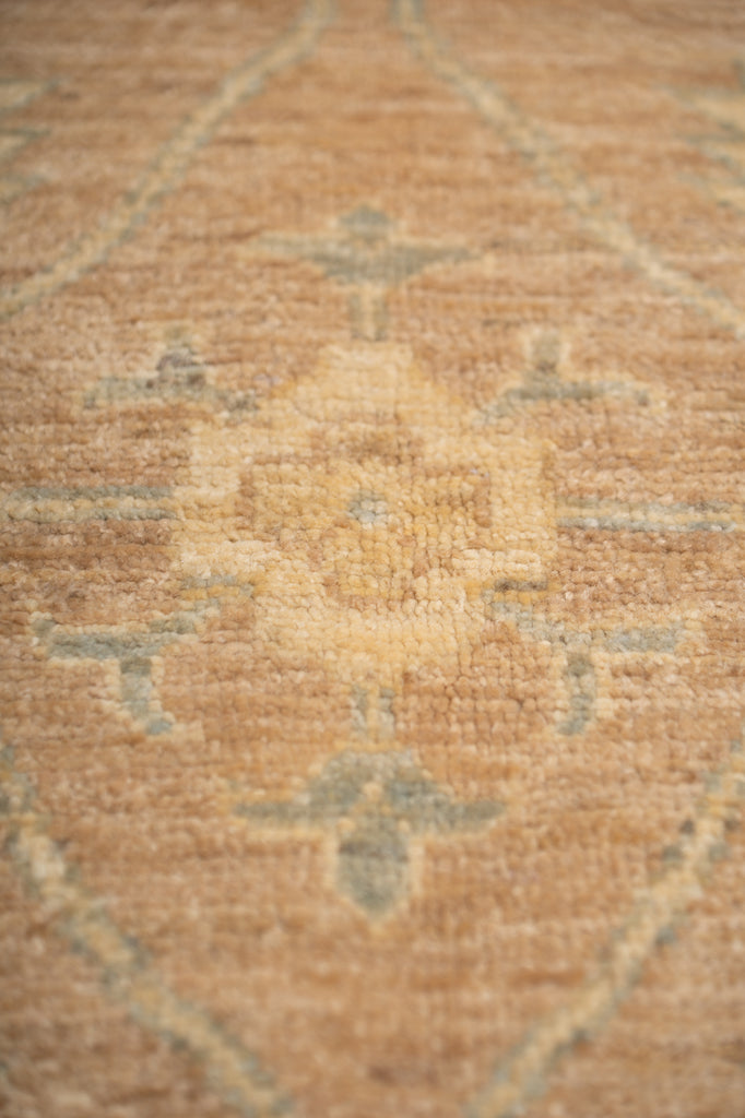 9.7x14.0 ft Genuine Handmade Chobi Peshawar Rug – Earth Tone & Neutral Pastel Colors | #PIX-26988