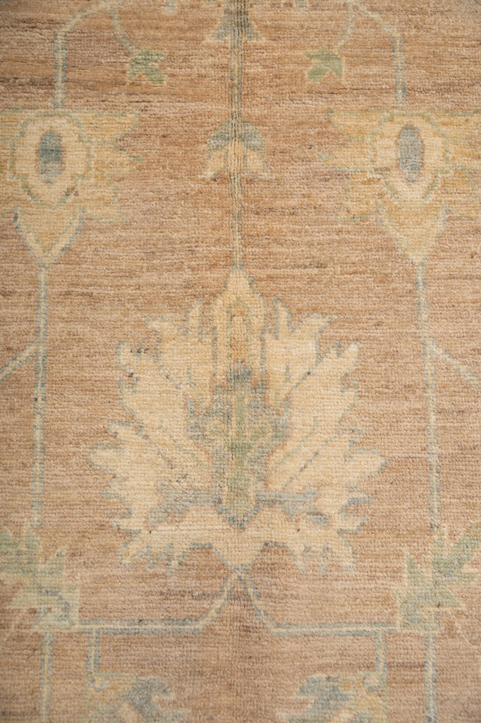 9.7x14.0 ft Genuine Handmade Chobi Peshawar Rug – Earth Tone & Neutral Pastel Colors | #PIX-26988