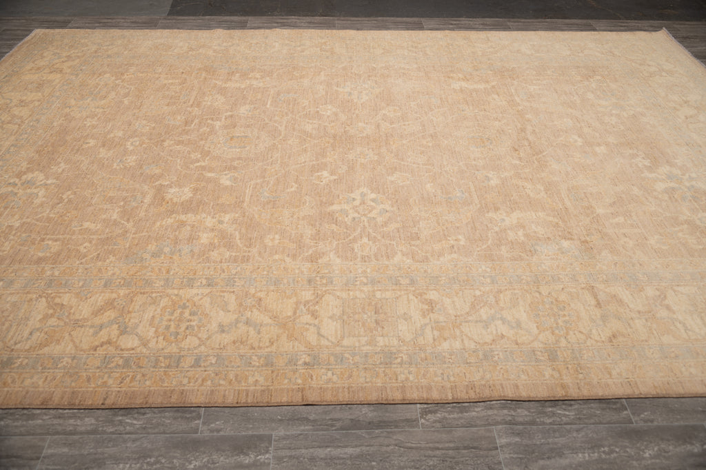 10.0 x 14.0 Handmade Chobi Rug Natural Warm Neutral Colors #PIX-26989