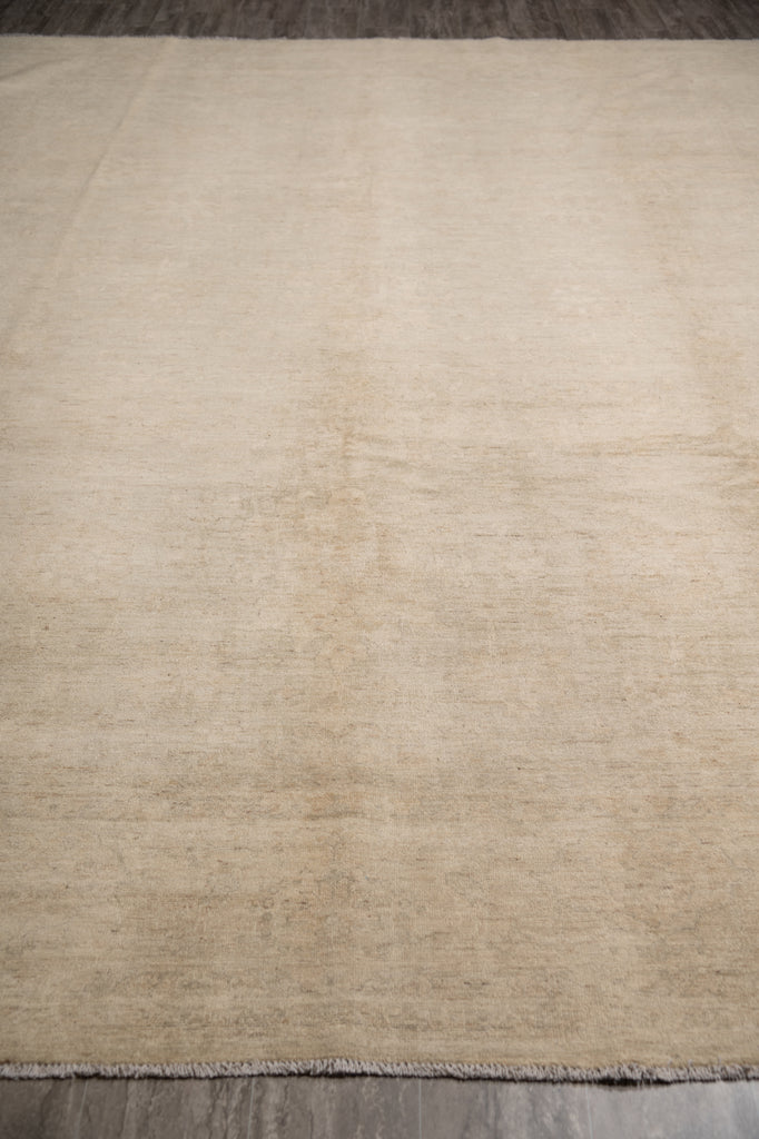 10.2 x 13.9 Natural beige Soft Pale Color Chobi Peshawar Rug #F-5750