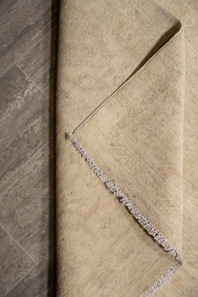 10.2 x 13.9 Natural beige Soft Pale Color Chobi Peshawar Rug #F-5750