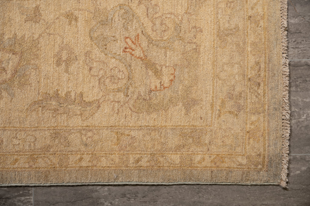 9.10 x 13.4 Sage Green Chobi Peshawar Rug #PIX-20335