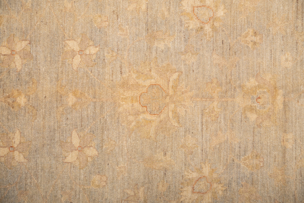 9.10 x 13.4 Sage Green Chobi Peshawar Rug #PIX-20335