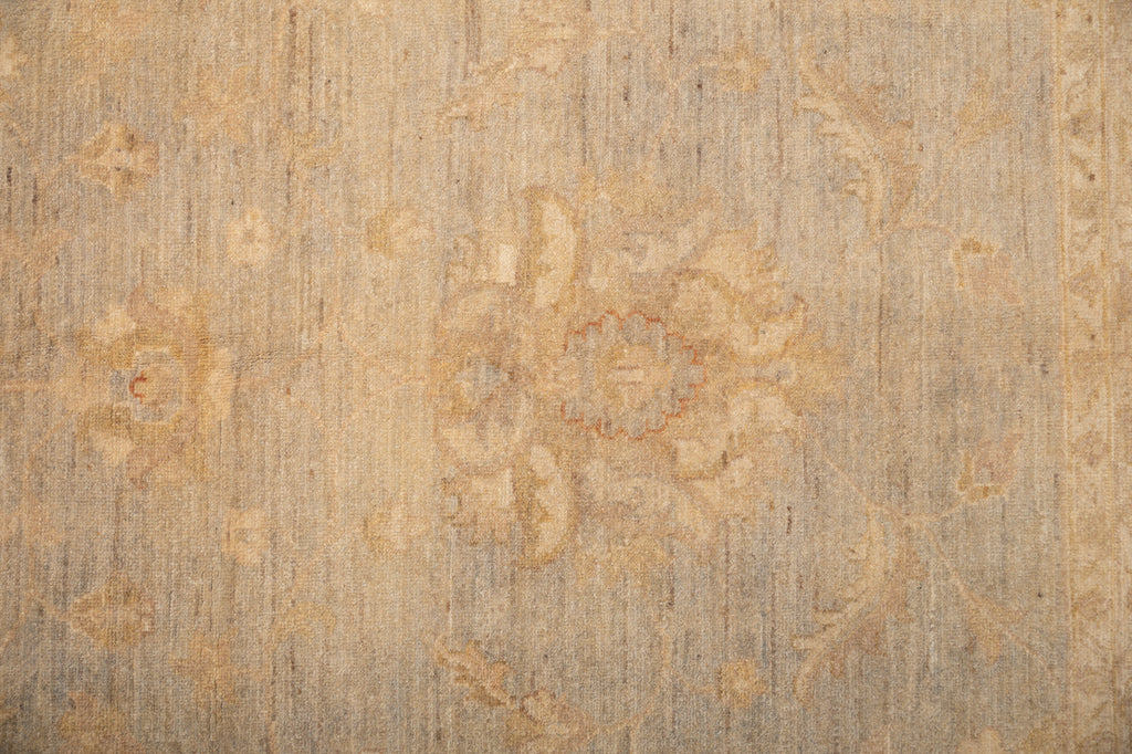 9.10 x 13.4 Sage Green Chobi Peshawar Rug #PIX-20335