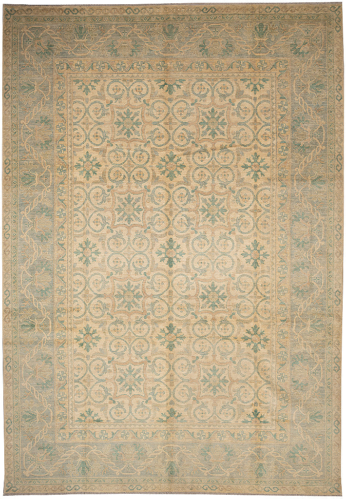 9.9 x 13.7 Quality Natural Ousahk Rug #PIX-25384