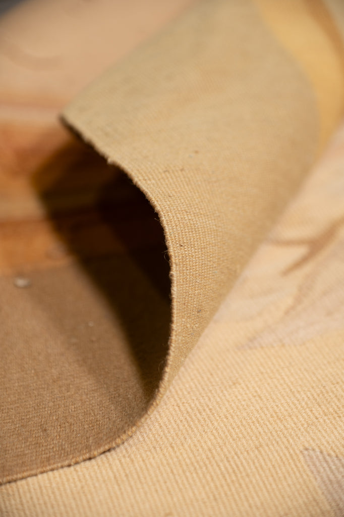 12.0 x 15.0 Beautiful Aubusson Flat Weave Rug Neutral Earth Tone Sage Green #F-4011