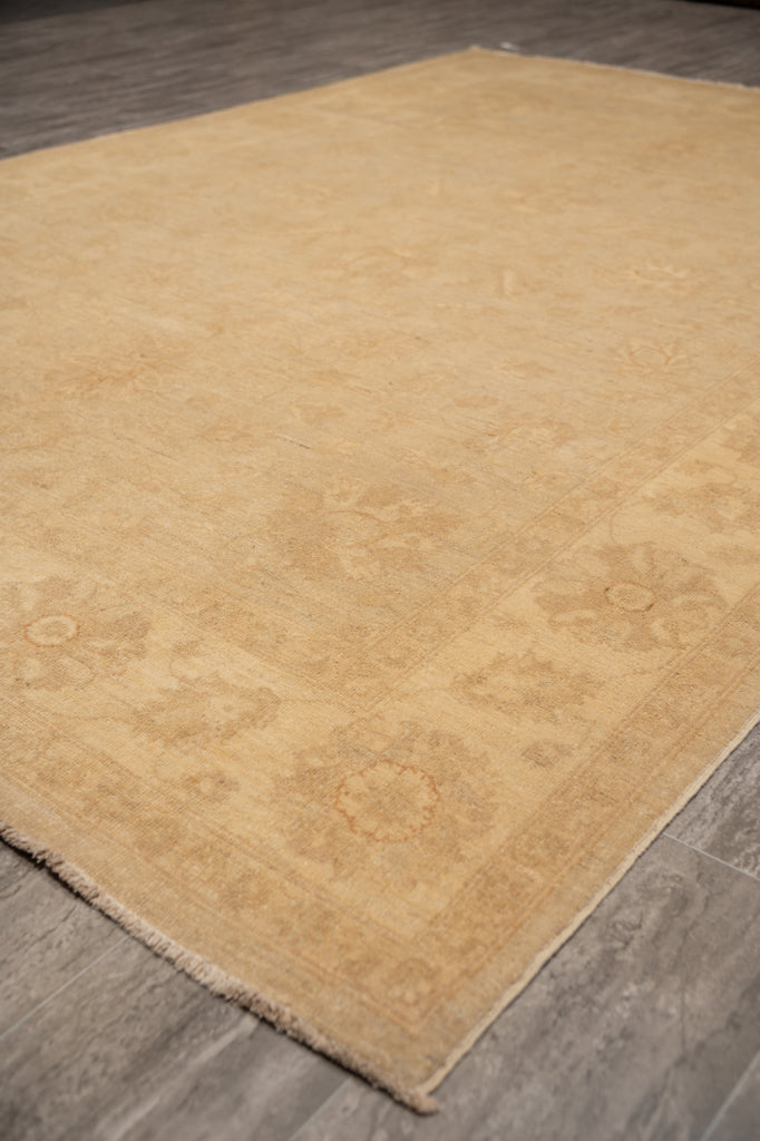 6.6 x 9.7 Chobi Peshawar Rug New Handmade FADED COLORS   #F-4012