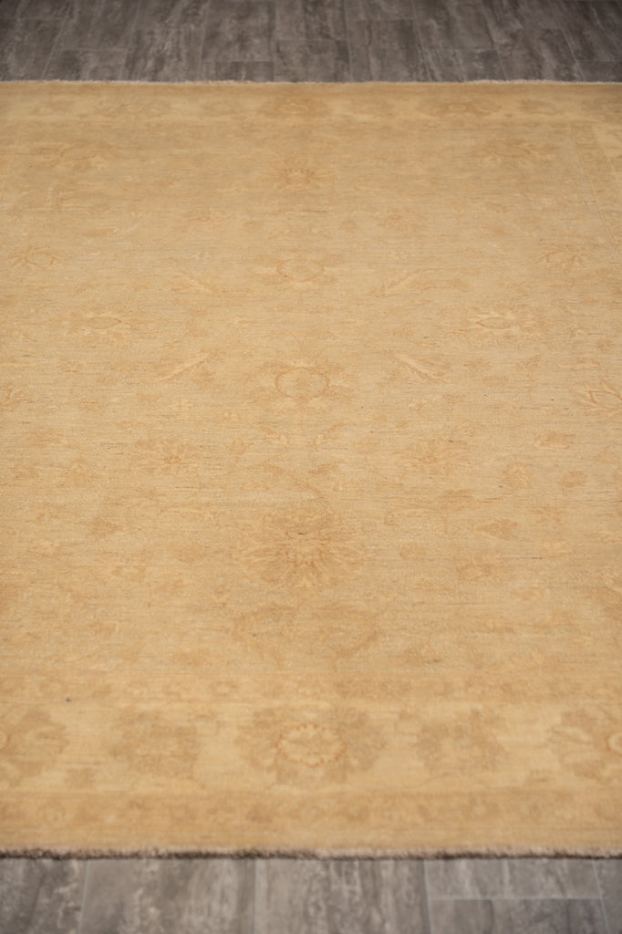 6.6 x 9.7 Chobi Peshawar Rug New Handmade FADED COLORS   #F-4012