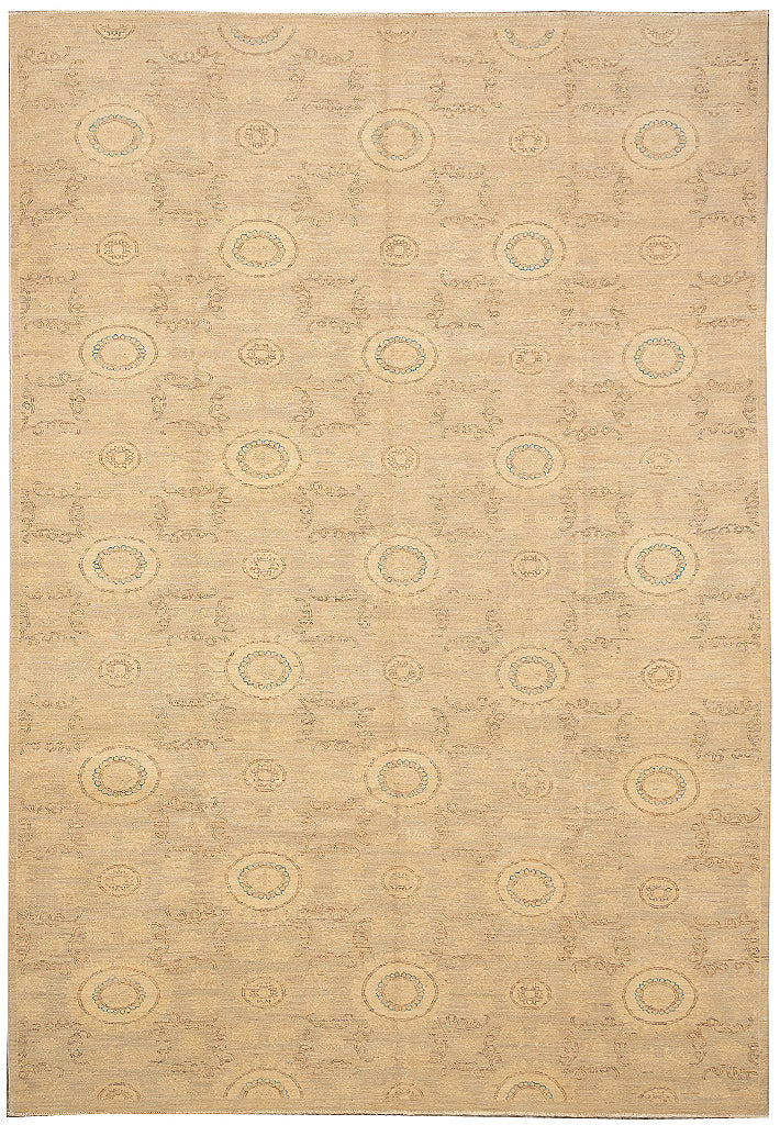 7 x 10 New Ziglar Chobi Peshawar Rug Pastels Colors  #B-77526