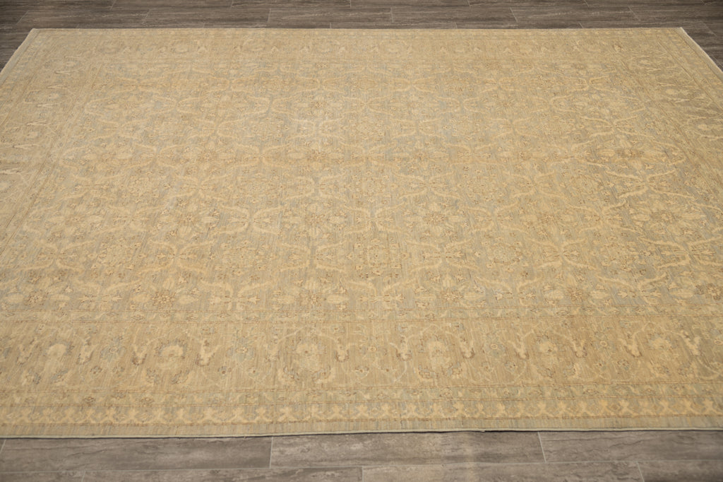 8 x 10 New Ziglar Chobi Peshawar Rug Warm Pastels Neutral Colors #B-77575