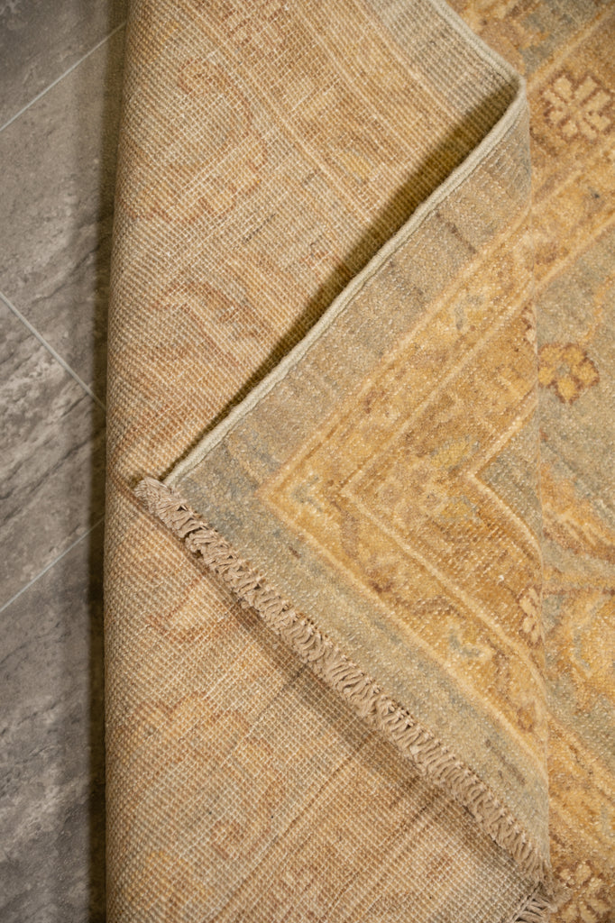 8 x 10 Light Sage Green Ziglar Chobi Peshawar Rugs #B-77474