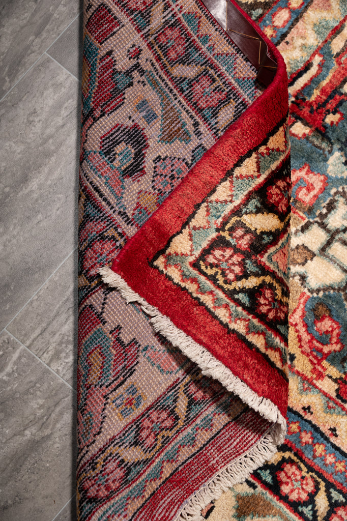 10.0 x 13.9 Semi- Antique Persian Sarouk Mahal Estate Rug #F-4002