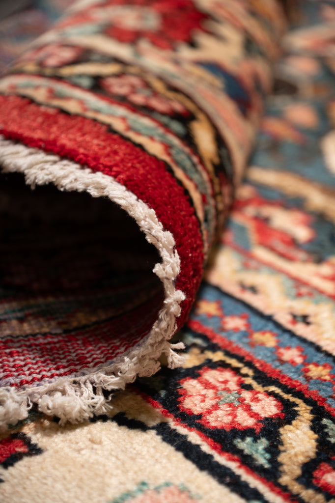 10.0 x 13.9 Semi- Antique Persian Sarouk Mahal Estate Rug #F-4002