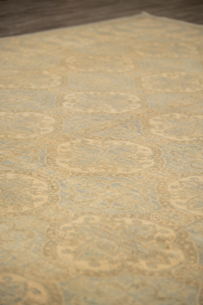 8 .0 x 10.6 New Handmade Ziglar Chobi Rug  Neutral Light Green  #B-77571