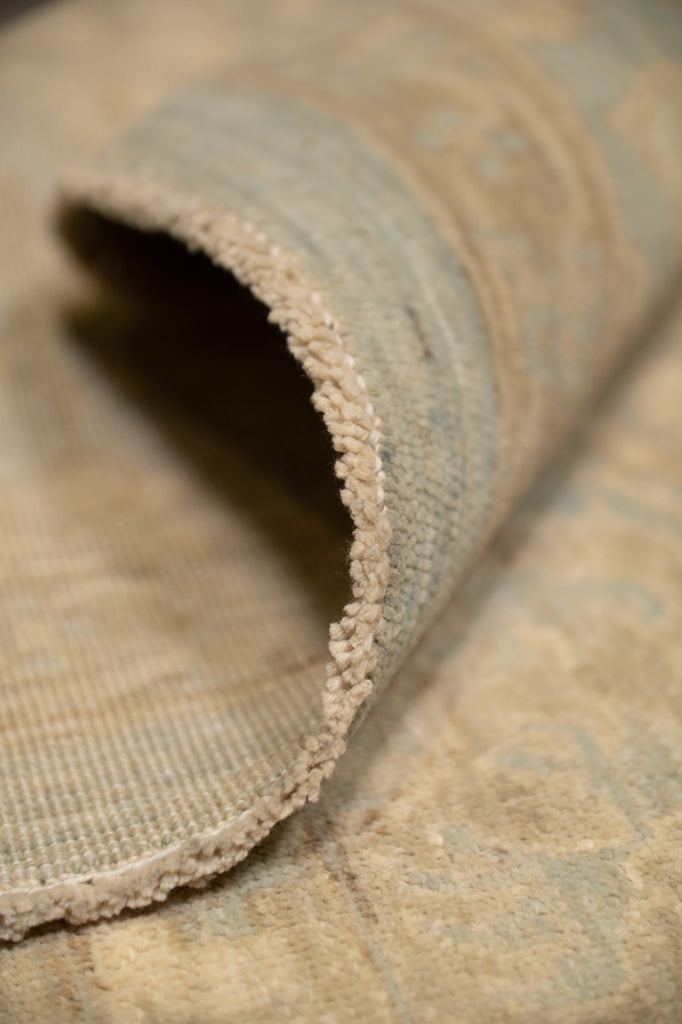 8 .0 x 10.6 New Handmade Ziglar Chobi Rug  Neutral Light Green  #B-77571