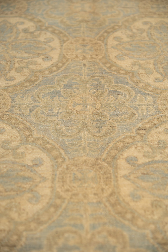 8 .0 x 10.6 New Handmade Ziglar Chobi Rug  Neutral Light Green  #B-77571