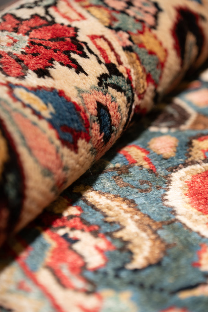 10.0 x 13.9 Semi- Antique Persian Sarouk Mahal Estate Rug #F-4002