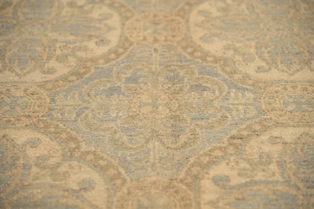 8 .0 x 10.6 New Handmade Ziglar Chobi Rug  Neutral Light Green  #B-77571