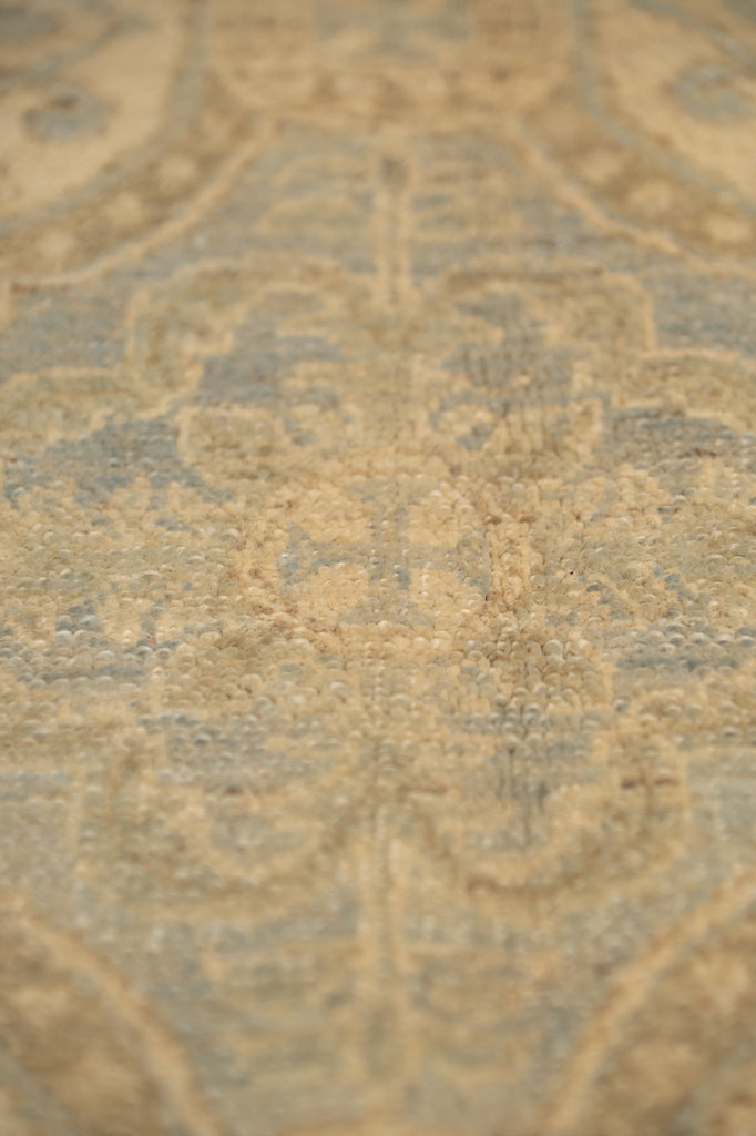 8 .0 x 10.6 New Handmade Ziglar Chobi Rug  Neutral Light Green  #B-77571