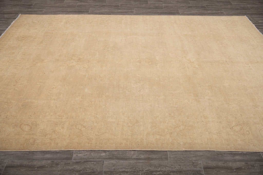 8.0 x 9.9 New Chobi Peshawar rug Pastels Pale Neutral Natural  #PIX-25257