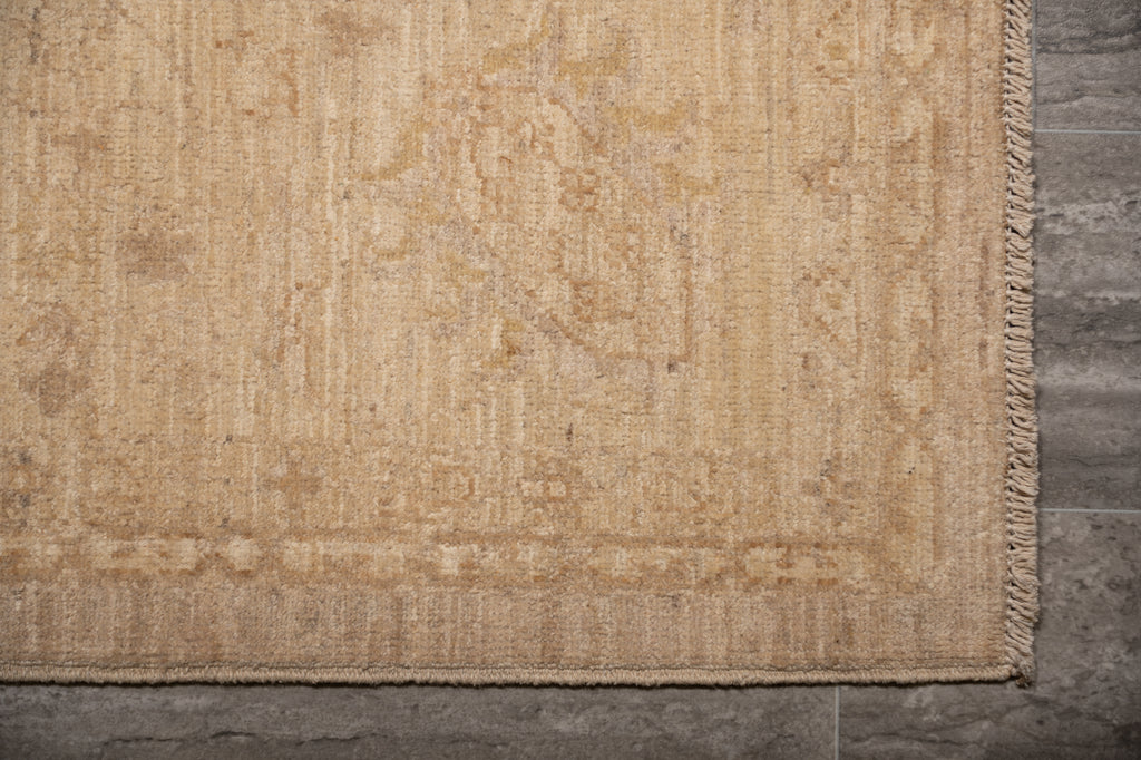 8 x 10 Handmade Chobi Peshawar Rug Natural Wool Natural Colors #B-77475