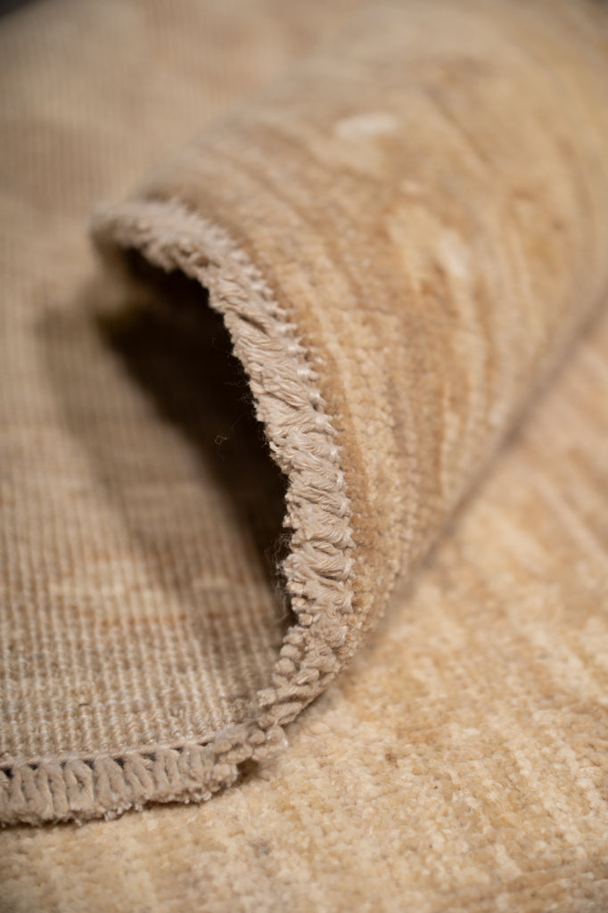 8 x 10 Handmade Chobi Peshawar Rug Natural Wool Natural Colors #B-77475