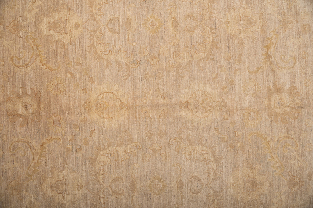 8 x 10 Handmade Chobi Peshawar Rug Natural Wool Natural Colors #B-77475